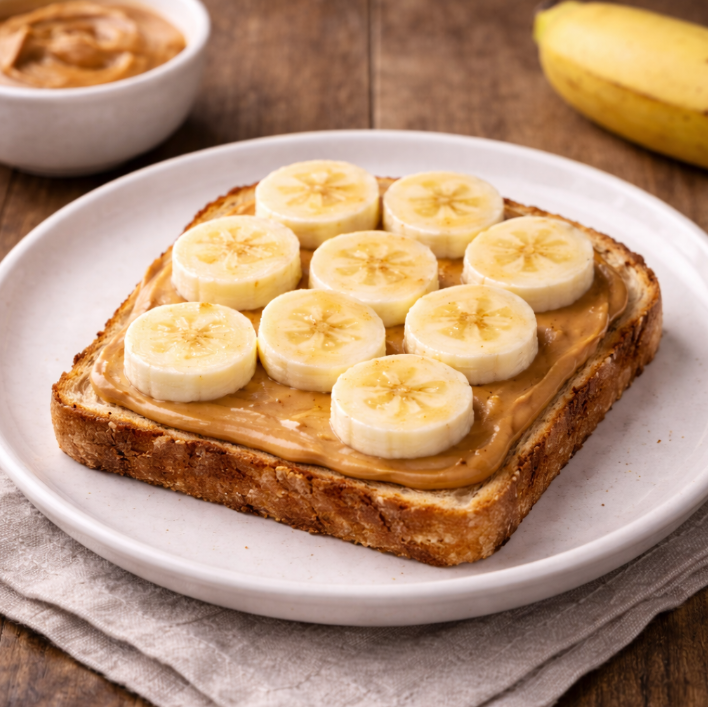Peanut Butter Banana Toast
